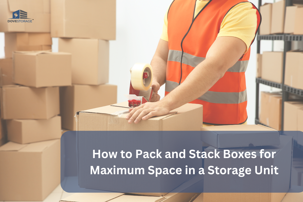 How to Pack and Stack Boxes for Maximum Space in a Storage Unit